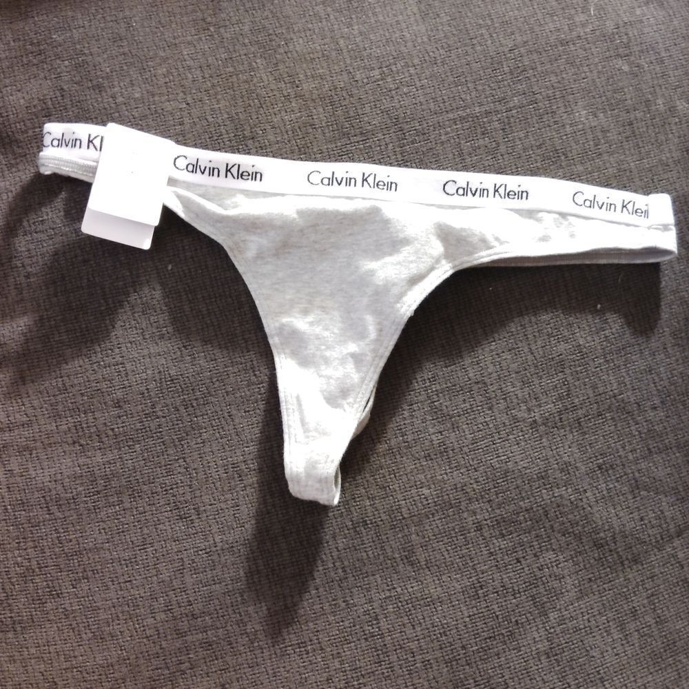Calvin Klein Light Gray Thong (510)